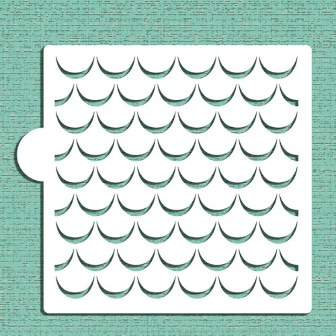 Swag All Over Cookie & Craft Stencil | CM085 by Designer Stencils | Cookie Decorating Tools | Baking Stencils for Royal Icing, Airbrush, Dusting Powder | Craft Stencils for Canvas, Paper, Wood | Reusable Food Grade Stencil